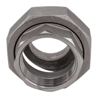 Американка с/вр нержавеющая, AISI304 DN32 (1_1/4"), (CF8), PTFE, PN16