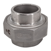 Американка с/вр нержавеющая, AISI304 DN32 (1_1/4"), (CF8), PTFE, PN16
