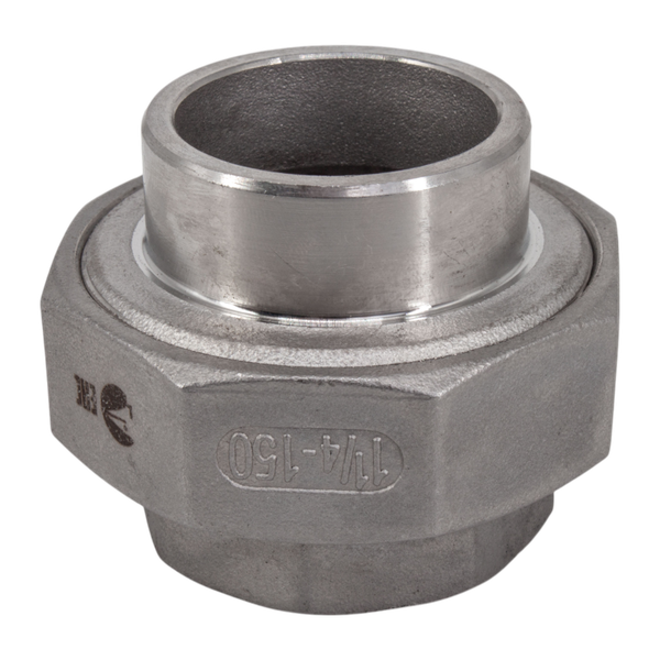 Американка с/вр нержавеющая, AISI304 DN32 (1_1/4"), (CF8), PTFE, PN16