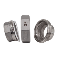 Американка с/вр нержавеющая, AISI304 DN32 (1_1/4"), (CF8), PTFE, PN16
