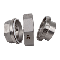 Американка с/вр нержавеющая, AISI304 DN40 (1_1/2"), (CF8), PTFE, PN16