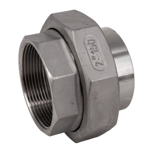 Американка с/вр нержавеющая, AISI304 DN50 (2"), (CF8), PTFE, PN16