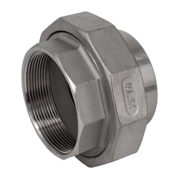 Американка с/вр нержавеющая, AISI304 DN65 (2_1/2"), (CF8), PTFE, PN16