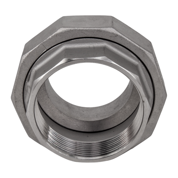 Американка с/вр нержавеющая, AISI304 DN65 (2_1/2"), (CF8), PTFE, PN16