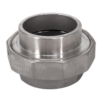 Американка с/вр нержавеющая, AISI304 DN65 (2_1/2"), (CF8), PTFE, PN16