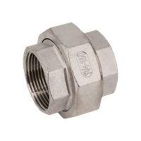 Американка вр/вр нержавеющая, AISI316 DN32 (1_1/4"), (CF8M), PTFE, PN16