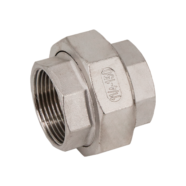 Американка вр/вр нержавеющая, AISI316 DN32 (1_1/4"), (CF8M), PTFE, PN16