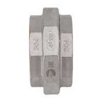 Американка вр/вр нержавеющая, AISI304 DN 100 (4"), (CF8), PTFE, PN16