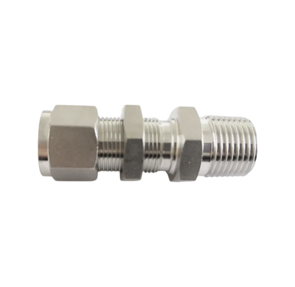 CBMC штуцер с креплением на панель ( об.вр.Д 1/2" x нр.NPT 1/2" )