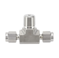 CBTM тройник с резьбой по ответвлению ( об.вр.Д 1/4" x нр.BSPT 1/8" )