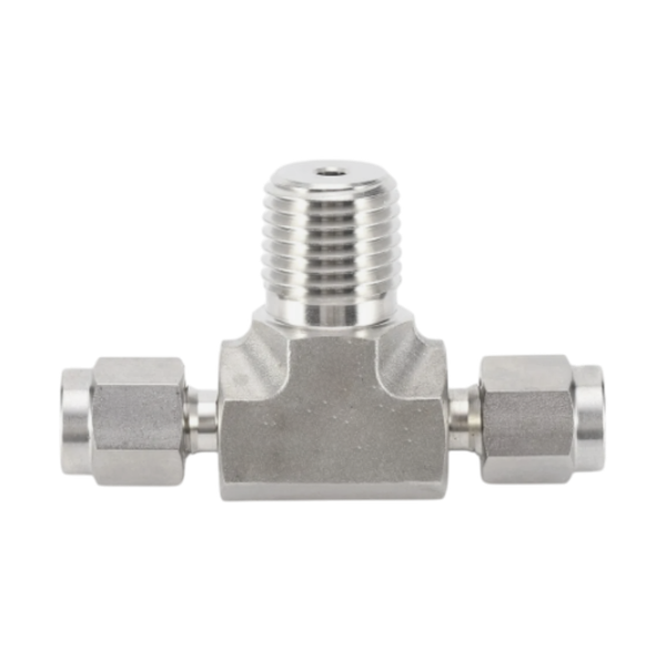 CBTM тройник с резьбой по ответвлению ( об.вр.Д 3/8" x нр.NPT 1/4" )