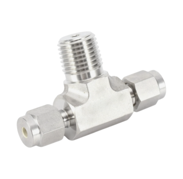 CBTM тройник с резьбой по ответвлению ( об.вр.Д 3/8" x нр.NPT 1/4" )