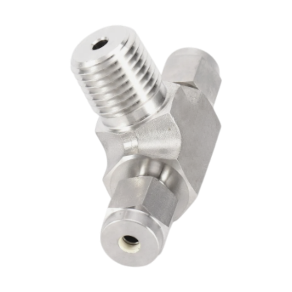 CBTM тройник с резьбой по ответвлению ( об.вр.Д 3/8" x нр.NPT 1/4" )