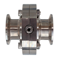 Затвор дисковый Clamp DIN нержавеющий, EPDM, AISI304 DN32 (1_1/4"), (CF8), PN8