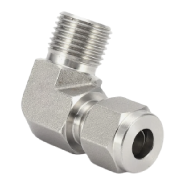 CLMA штуцер угловой ( об.вр.М 4мм x нр.NPT 1/4" )