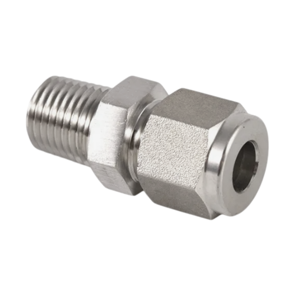 CMC штуцер ( об.вр.М 6мм x нр.BSPT 1/4" )