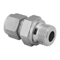 COM штуцер под металлическую прокладку ( об.вр.М 14мм x нр.BSPP 3/8" )