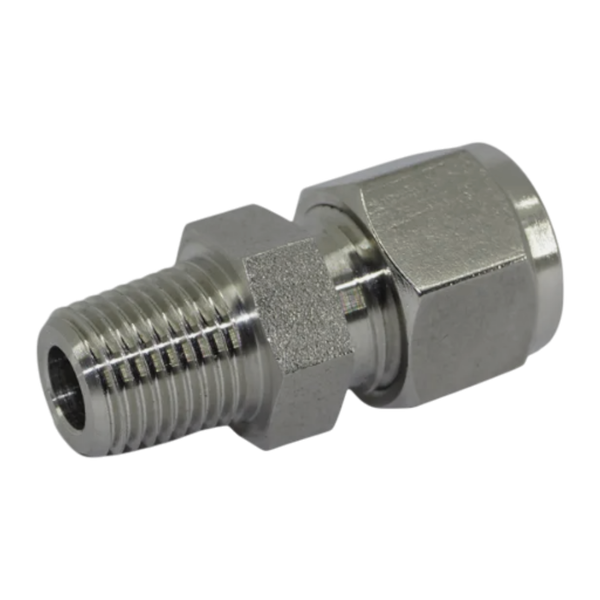 COM штуцер под металлическую прокладку ( об.вр.М 14мм x нр.BSPP 3/8" )
