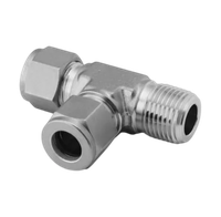 CRTM тройник с резьбой по направлению ( об.вр.М 8мм x нр.NPT 1/8" )