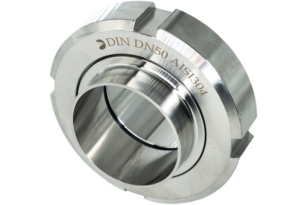 Молочная муфта в сборе DIN 11851, EPDM, AISI 304, DN50 (52мм)