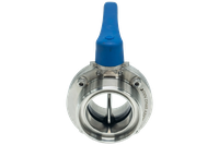 Затвор дисковый резьбовой нержавеющий под привод, EPDM, AISI304 DN65 (2_1/2"), (CF8), PN8