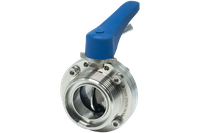 Затвор дисковый резьбовой нержавеющий под привод, EPDM, AISI304 DN50 (2"), (CF8), PN8