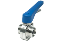 Затвор дисковый резьбовой нержавеющий под привод, EPDM, AISI304 DN20 (3/4"), (CF8), PN8