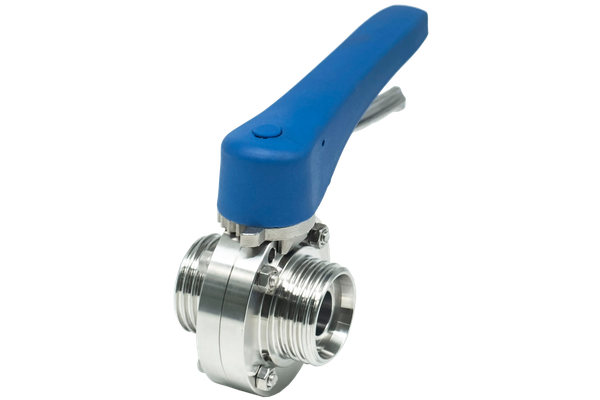 Затвор дисковый резьбовой нержавеющий под привод, EPDM, AISI304 DN20 (3/4"), (CF8), PN8