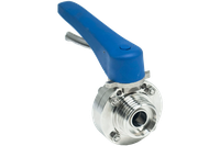 Затвор дисковый резьбовой нержавеющий под привод, EPDM, AISI304 DN20 (3/4"), (CF8), PN8