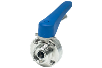 Затвор дисковый резьбовой нержавеющий под привод, EPDM, AISI304 DN20 (3/4"), (CF8), PN8
