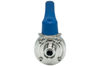 Затвор дисковый резьбовой нержавеющий, AISI304 DN15 (1/2"), (CF8), PN8