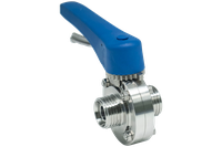 Затвор дисковый резьбовой нержавеющий, AISI304 DN15 (1/2"), (CF8), PN8