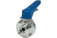 Затвор дисковый резьбовой нержавеющий, AISI304 DN15 (1/2"), (CF8), PN8