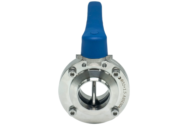 Затвор дисковый приварной нержавеющий под привод, EPDM, AISI304 DN50 (2"), (CF8), PN8