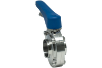 Затвор дисковый приварной нержавеющий под привод, EPDM, AISI304 DN50 (2"), (CF8), PN8