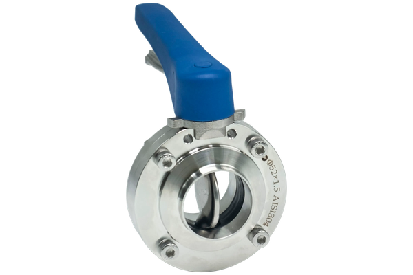 Затвор дисковый приварной нержавеющий под привод, EPDM, AISI304 DN50 (2"), (CF8), PN8