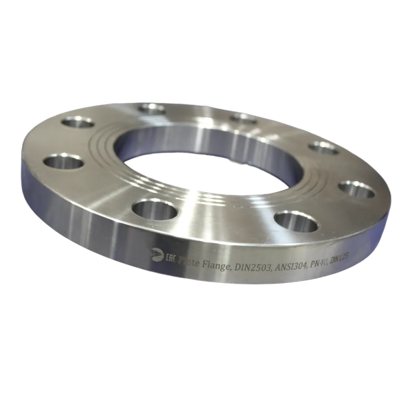 Фланец плоский DIN2503 нержавеющий, AISI304 DN125 (5") (139,7) (CF8), РN40