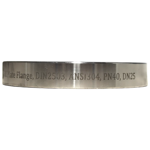 Фланец плоский DIN2503 нержавеющий, AISI304 DN25 (1") (33,7) (CF8), РN40