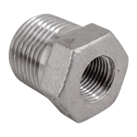 Футорка нержавеющая, AISI304 DN10 x DN 6 (3/8" x 1/8"), (CF8), PN16