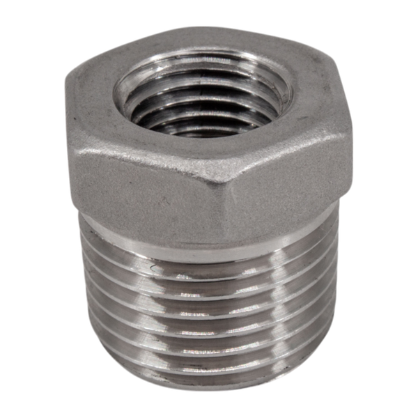 Футорка нержавеющая, AISI304 DN15 x DN 8 (1/2" x 1/4"), (CF8), PN16