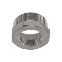 Футорка нержавеющая, AISI304 DN50 x DN32 (2' x 1_1/4"), (CF8), PN16