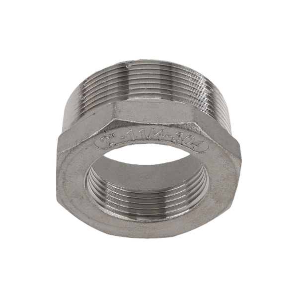 Футорка нержавеющая, AISI304 DN50 x DN32 (2' x 1_1/4"), (CF8), PN16