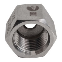 Футорка обратная нержавеющая, AISI304 DN10 x DN 6 (3/8" x 1/8"), (CF8), PN16