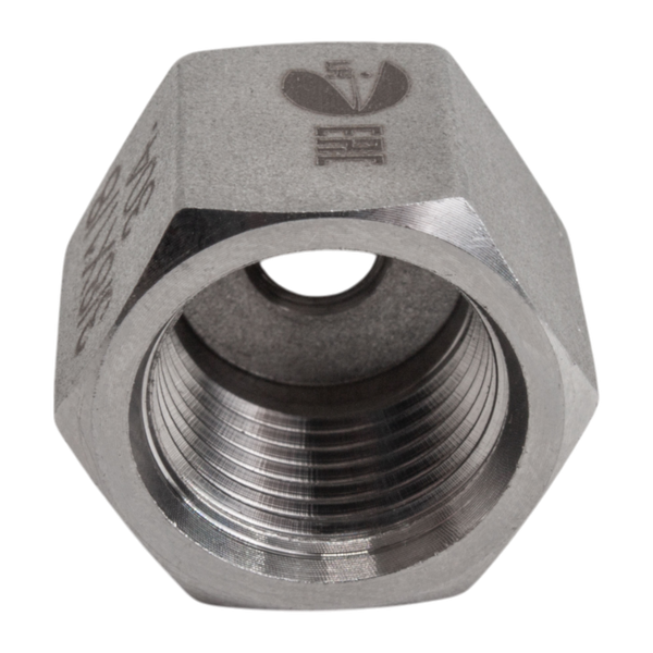 Футорка обратная нержавеющая, AISI304 DN10 x DN 6 (3/8" x 1/8"), (CF8), PN16