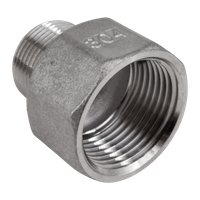 Футорка обратная нержавеющая, AISI304 DN25 x DN20 (1' x 3/4"), (CF8), PN16