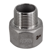Футорка обратная нержавеющая, AISI304 DN25 x DN20 (1' x 3/4"), (CF8), PN16
