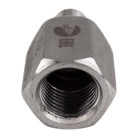 Футорка обратная нержавеющая, AISI304 DN 8 x DN6 (1/4" x 1/8"), (CF8), PN16