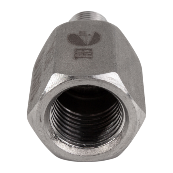 Футорка обратная нержавеющая, AISI304 DN 8 x DN6 (1/4" x 1/8"), (CF8), PN16
