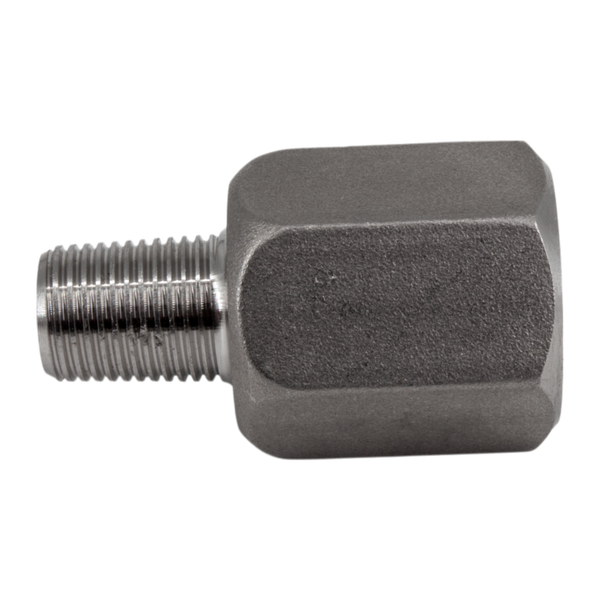 Футорка обратная нержавеющая, AISI304 DN 8 x DN6 (1/4" x 1/8"), (CF8), PN16