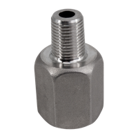 Футорка обратная нержавеющая, AISI304 DN 8 x DN6 (1/4" x 1/8"), (CF8), PN16
